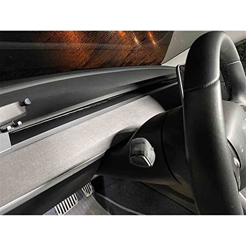 Protector de salpicadero ABS para Tesla Model 3 e Y, adiós a los reflejos y arañazos en madera 5