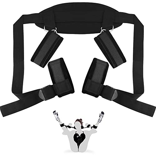 Bdsms Bed Restraints Kit Sex Toys Wrist Leg Restraint Straps Hand & Ankle Cuffs Adults Bed Sex Bondage Restraints Set Sex Play For Couples #TOP1