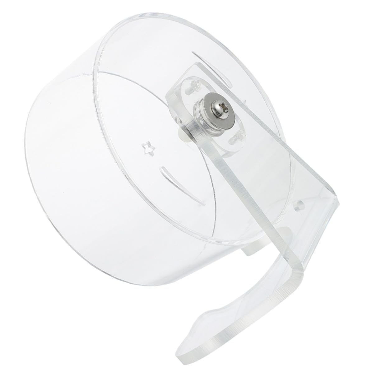 Healeved Roue D’Exercice Silencieuse avec Support pour Hamster en Acrylique 22 Cm