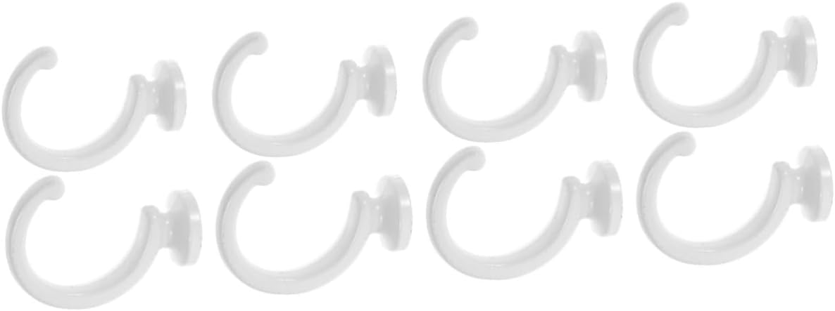 Sosoport 4 Sets Bronze Curtain Tie Backs Hooks Wall Hanging Hooks for Drapery Multi-Purpose Holdbacks