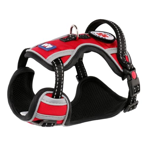 Service Dog Vest, Emotional Support Dog & Therapy Dog Vest configurations, 6 Sizes, Red Black & Pink Vests Available for Small Medium & Large Dogs. Free Patch & Tag with Order While Supplies Last.
