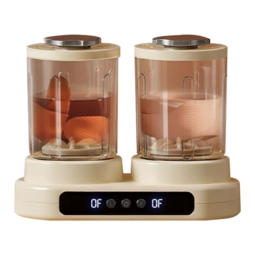 Lavadora 2L Twin-Tub, lavado automático de 24 W portátil, diseño de pulsador 8 dimensiones extraíbles y lavables.