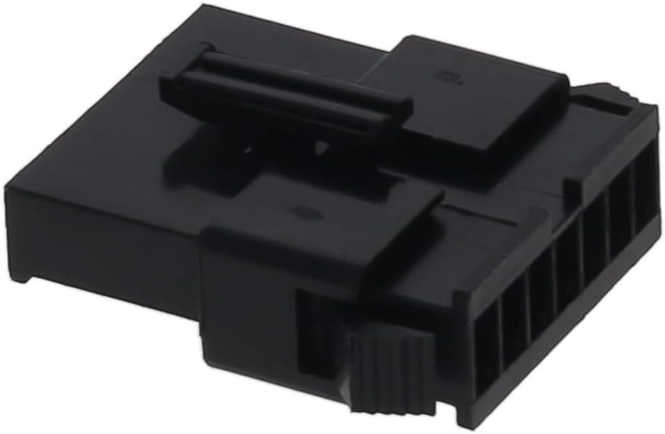 Fielect 50Pairs 2.54mm 7 Pin Black Plastic Male Female -SM Housing Crimp Terminal Connector