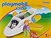 PLAYMOBIL 1.2.3 Avión con Pasajero, A partir de 18 meses (70185)