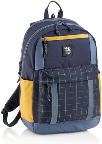 Miquelrius - Mochila escolar, Triple compartimento, Doble cremall...