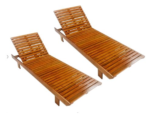 Espreguiçadeira Passa Perto em Madeira de Eucalipto