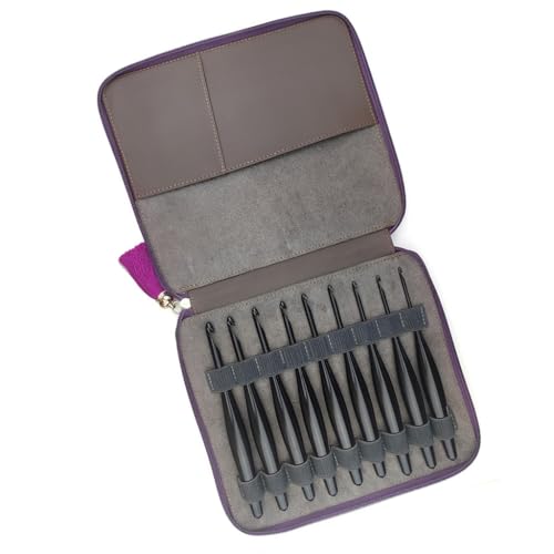 Crochet en aluminium ergonomique pour tricoter sans douleur au poignet