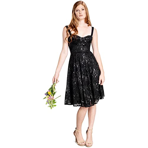 Image of Dress The Population Women's Adelina Fit and Flare Midi Dress