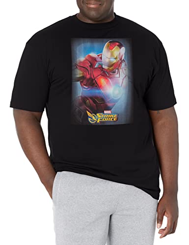 T-Shirt Marvel 5XL Noir Idée Cadeau Idéale pour Homme Passionné
