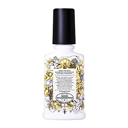 Poo-Pourri Before-You-Go Toilet Spray, Original Citrus, 2 Fl Oz - Lemon, Bergamot And Lemongrass #TOP1