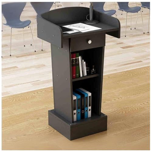 Atril de madera ajustable Genérico B-2 con base robusta para aulas 8