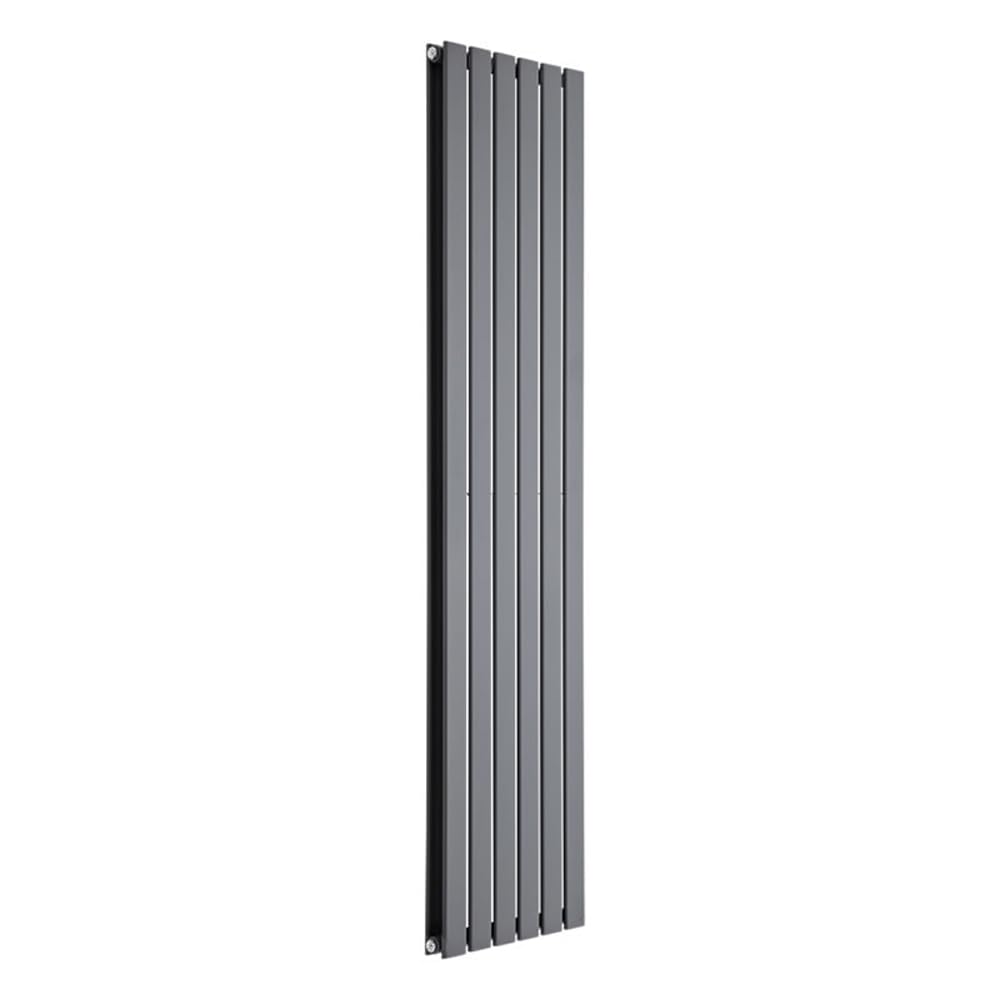 Milano Anthracite Sterling Double Flat Panel Vertical Radiator 1750 X 420Mm