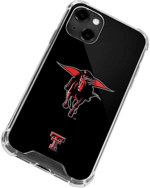 Skinit Clear Phone Case Compatible with iPhone 14 - Officially Licensed Texas Tech University Red Raiders Logo Design
