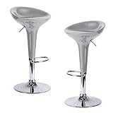 2X Taburetes de Cocina Altura Ajustable Rotación de 360° diseño Moderno Ergonómicos Pack de 2