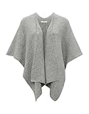 opus poncho grau Model Größe 178 cm – trägt eine Einheitsgröße