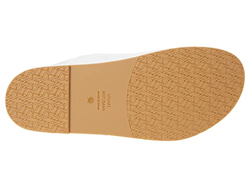 Stuart Weitzman Womens Piper Slide Sandal White 9.5 B #TOP2
