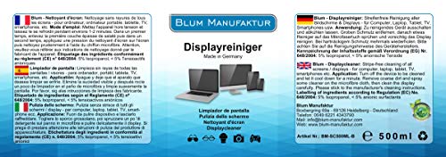 Blum - 2 x 500 ml schermreiniger displayreiniger + 2 x microvezeldoek 30 x 30 cm - Image 3