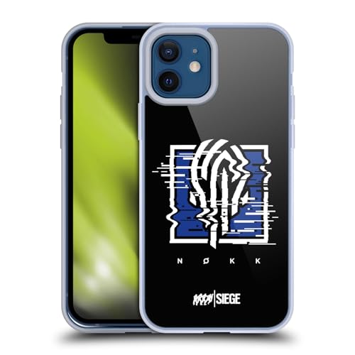 Head Case Designs Officially Licensed Tom Clancy's Rainbow Six Siege Nokk Icons Gel Case [Military Grade Protection] Compatible with Apple iPhone 12 / iPhone 12 Pro and Compatible with MagSafe