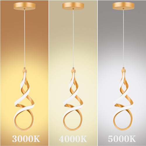 Kalisfort ROSE GOLD PENDANT LIGHT Pendant Light, 3 Pack Rose Gold, Kitchen Island Led Lighting, Modern Pendant Light Fixtures thumb #4