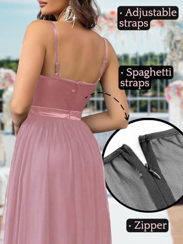 Image of ChiaoLezhee Womens Sexy Maxi Corset Dress, Cocktail Prom Wedding Guest, Bridesmaid Formal Dresses for Women, Birthday Outfits