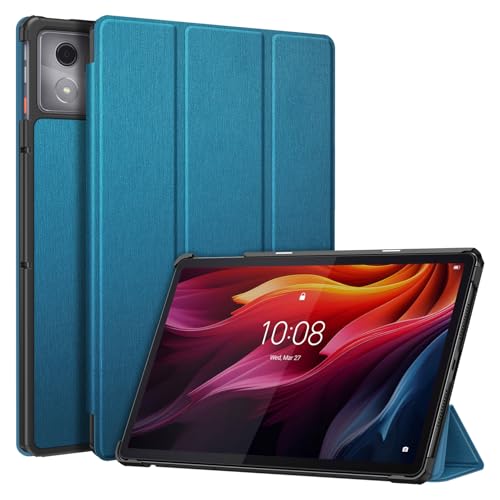 Fintie Funda para Lenovo Tab K11 Plus de 11,45 Pulgadas 2024 (TB352FU), Ultrafina, de Piel sintética, con función de Encendido/Apagado automático, Azul