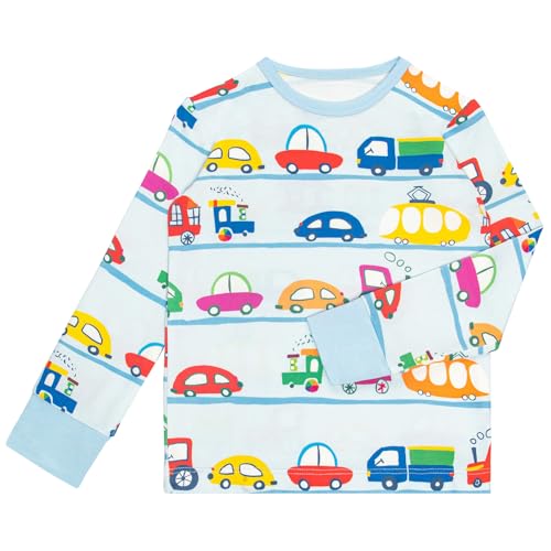 hibshaby Rayon of Bamboo Toddler Girls Kids Pajama Sets Long Sleeve Snug fit Sleepwear Pjs 2pcs Set2