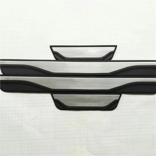 Seuil de porte Hyundai Venue protections en acier noir durable