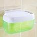 SlimpleStudio Toilettenpapierhalter Badezimmer Regal Badezimmer Papierhalter Wand-Badezimmer-Gewebe-Zufuhr Serviette Box wasserdichte Toilettenpapier-Shelf-Blau Klopapierhalter (Color : Green)