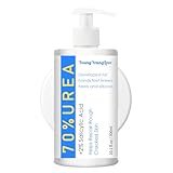 YOUNGYOUNGLOVE 10.1 Oz - Urea Cream 70% plus Salicylic Acid 2% for Dry Cracked Feet, Heels, Knees, Elbows and Hands, Moisturizes, Softens and Removes Calluses Dead Skin
