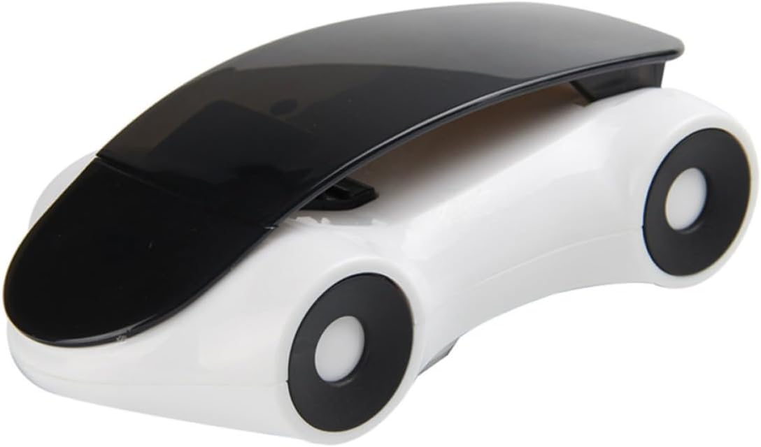 Toddmomy Car Shape Rotatable Phone Holder for Dashboard Driving White PC