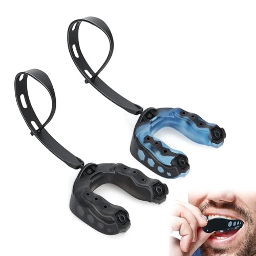 Lot de 2 protège-dents pour boxe, football, football, arts martia...