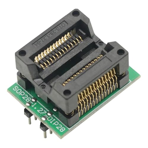 Adaptador SOP28 a DIP28 para programación de circuitos integrados de 7.5mm 5