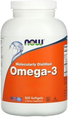 Ômega-3 Molecularmente Destilado Now Foods 500Soft Importado