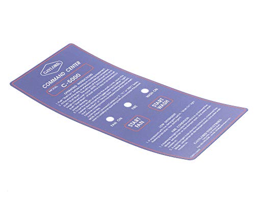 Placa frontal Gaylord 16907 C-5000 Mylar para sistemas de cocina de hostelería