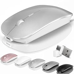 3.Bluetooth Wireless Mouse (Silver)