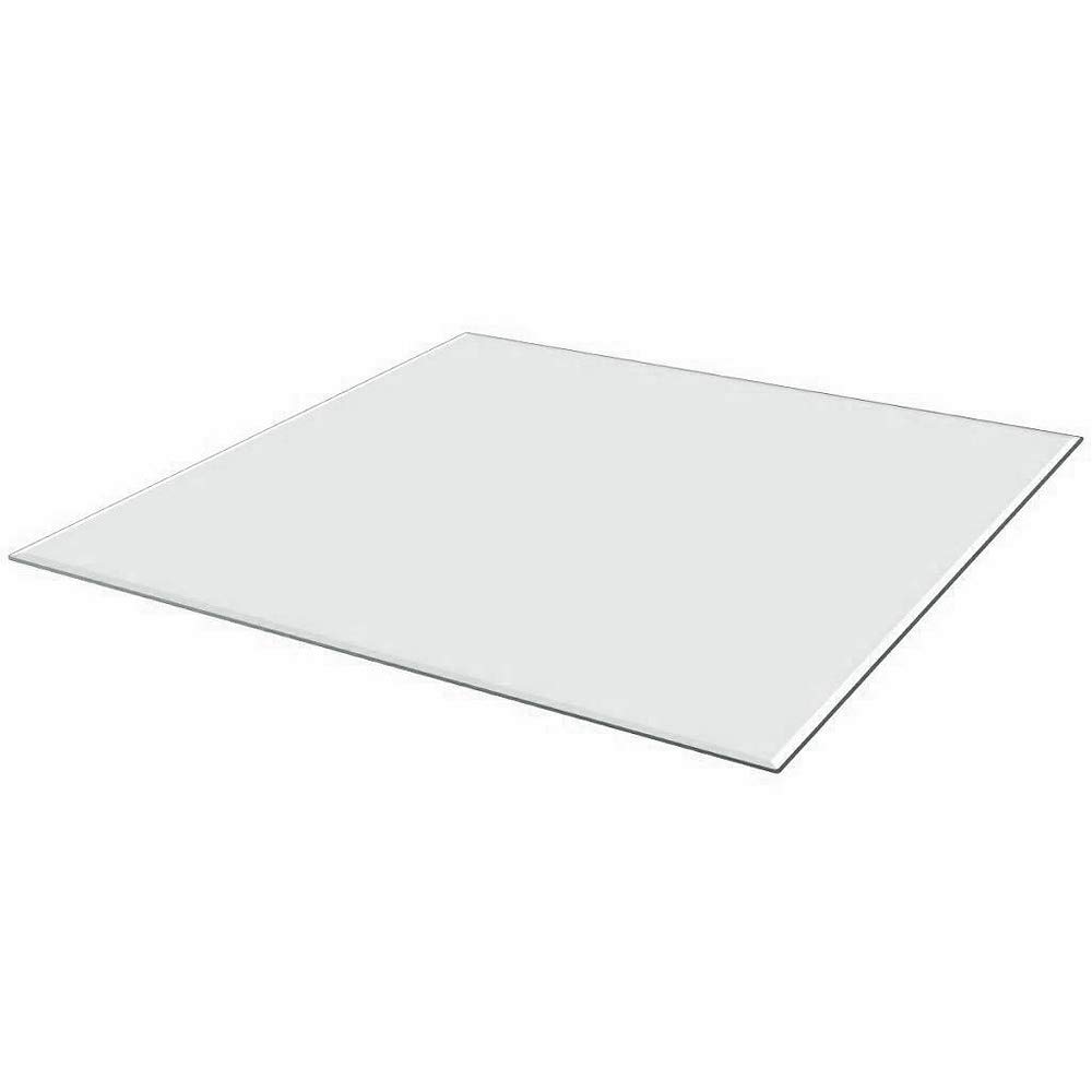 Glasplatte TERRY 70x70cm Gehärtetes 8mm Glas Scheibe Bodenplatte