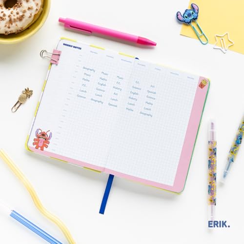 Grupo Erik Pocket Academic Diary 2025-2026 Week To View - Stitch Stationery Disney | A6 Diary 2026 17 Month, Weekly Academic Planner 2025-2026 Mid Year | Stitch Gifts, School Supplies - Image 6