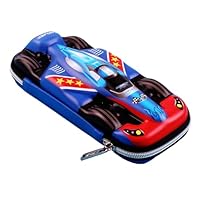 SJTJSPX Pencil Case Car Printing Pencil Case for Girls Boys Large Capacity Pen Case Bag Pencil Bag Zippered Pencil Pouch Organizer for School/Office Supplies Student Stationery 3 Compartment