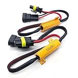 O-NEX LED Resistor Kit HB4 9006 HID Relay Harness Adapter Anti Flicker Error Decoder Warning Canceller (fits: 9005, 9145, H10)