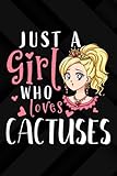  Ham Radio Log Book - Just A Girl Who Loves Cactuses And Birthdays Gift Cactus Saying: Amateur radio log book  Amateur Radio Operator Station Log ...  brown background vintage world map,Personal