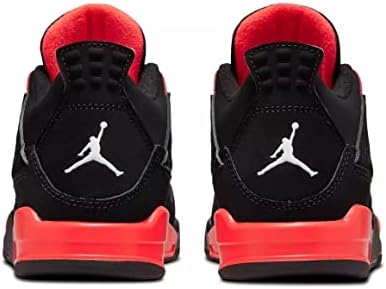 Nike Little Kid's Jordan 4 Retro Red Thunder Black/Multi-Color (BQ7669 016) - 13 | Image 2