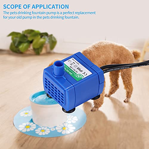 Filtro silencioso para fuentes de agua automáticas para perros y gatos miniatura 3