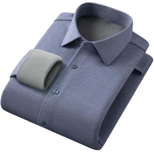 Chemise chaude homme doublée hiver isolation thermique sans couture