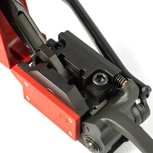 U.S. Solid Manuelle Stahl-Umreifungsgerät für 13-19 mm Metall-Stahl-Umreifungsband | 3-in-1 Set mit Schraubenschlüssel, Crimpzange & Schneider