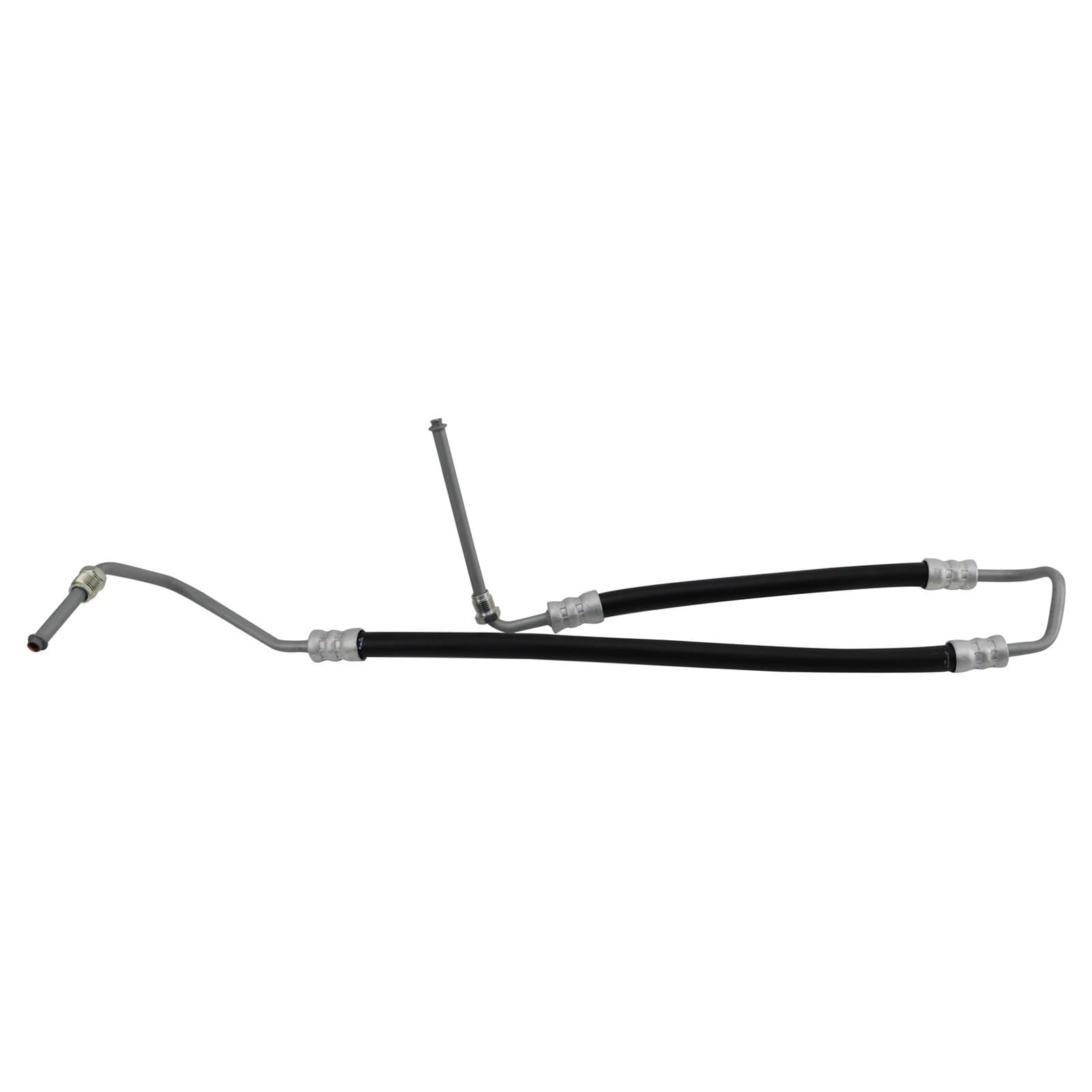 TRQ Power Steering Pressure Line Hose Assembly - Fits 2005-2010 Jeep Grand Cherokee & Commander With Hydraulic Fan