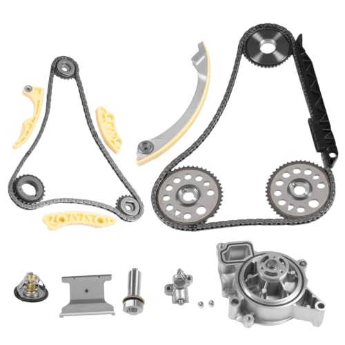 Autodevil Timing Chain kit Water Pump 2.0L 2.2L Fit for Cobalt 2005-2010 for Malibu 2004-2008 for Cavalier 02-05 for Ion G5 Vue Classic Alero, Car Engine Time Replacement 12635427 12635048 1307350