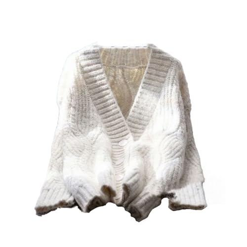Manteaux hauts amples veste maille boutons vêtements femmes couleur unie