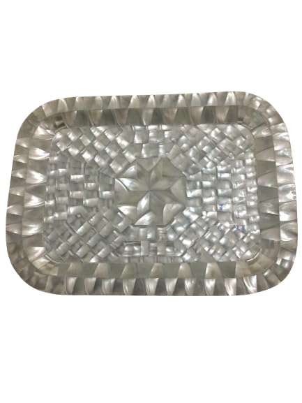 Hand Made Foods Drinks Serving and Display Tray Made from Mother of Pearl