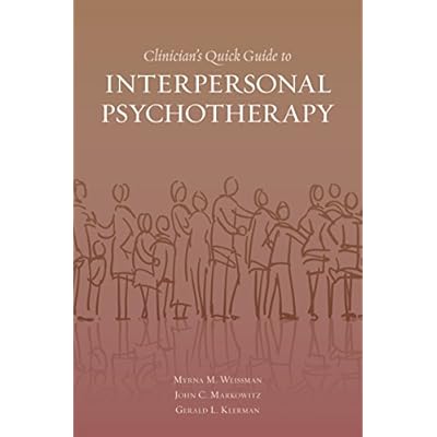 Clinician's Quick Guide to Interpersonal Psychotherapy