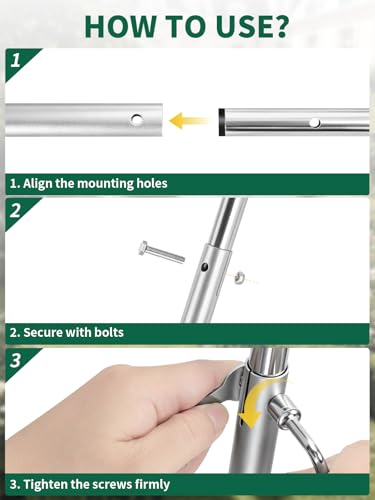 Aerador manual con 4 púas y placa ancha ajustable 36–39” miniatura 6